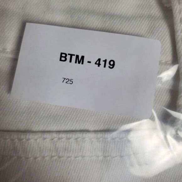 Silver Jeans Co. Most Wanted Skinny White Distressed Raw Hem W33 L27 - Picture 9 of 9